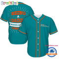 NFL Miami Dolphins Football Being A Daddy Father’s Day Baseball Jersey