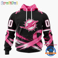 NFL Miami Dolphins Personalized Pink Fights Breast Cancer 2026 Design Hoodie, TShirt, Sweatshirt