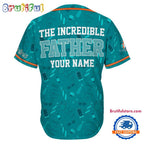 NFL Miami Dolphins The Increadible Father Baseball Jersey