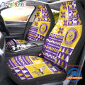 NFL Minnesota Vikings Design Christmas Car Seat Covers, Football Xmas Car Decor