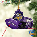 NFL Minnesota Vikings Football Helmets Christmas Ornament, Custom Football Ornament Decoration