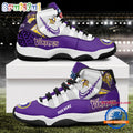 NFL Minnesota Vikings Football Team Custom Air Jordan 11 Shoes
