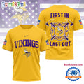 NFL Minnesota Vikings Football Team Fire Dept Design T Shirt