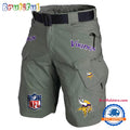 NFL Minnesota Vikings Football Team Military Tactical Shorts