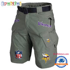 NFL Minnesota Vikings Football Team Military Tactical Shorts
