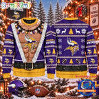 NFL Minnesota Vikings Funny Body Design Christmas Ugly Sweater