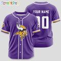 NFL Minnesota Vikings Limited Edition Personalized Baseball Jersey