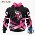 NFL Minnesota Vikings Personalized Pink Fights Breast Cancer 2026 Design Hoodie, TShirt, Sweatshirt