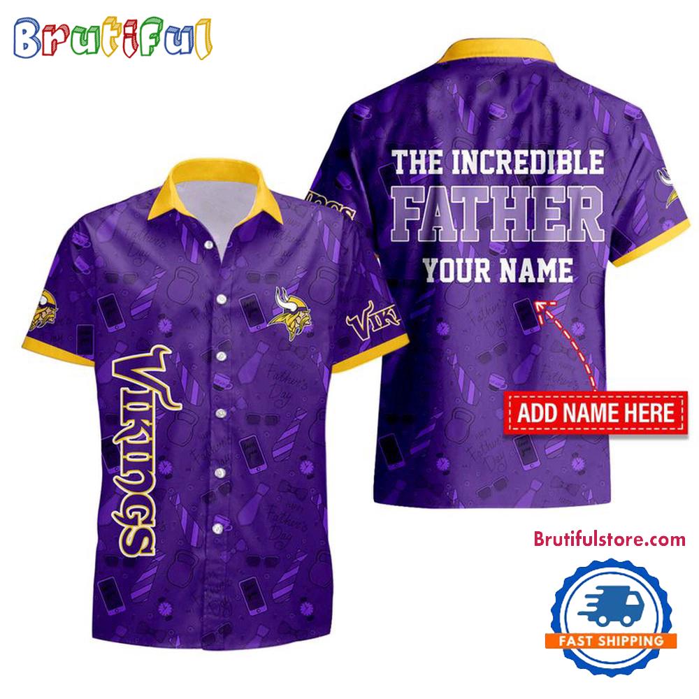 NFL Minnesota Vikings The Increadible Father’s Day Hawaiian Shirt