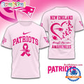 NFL New England Patriots Breast Cancer Awareness Limited Edition Unisex T Shirt