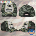 NFL New England Patriots Camo Hunting Custom Name Classic Cap