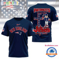 NFL New England Patriots Football And Jesus 3D Shirt