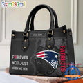 NFL New England Patriots Forever Not Just When We Win Women’s Leather Hand Bag