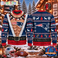 NFL New England Patriots Funny Body Design Christmas Ugly Sweater