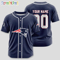 NFL New England Patriots Limited Edition Personalized Baseball Jersey