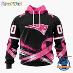 NFL New England Patriots Personalized Pink Fights Breast Cancer 2026 Design Hoodie, TShirt, Sweatshirt