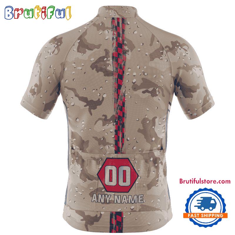 NFL New England Patriots Special Desert Camo Cycling Jersey