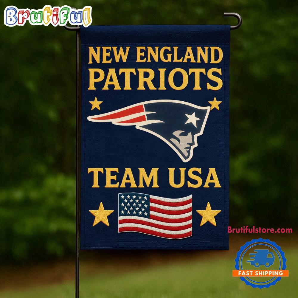 NFL New England Patriots USA Team Independence Day Flag, Football Team 4th Of July Flags
