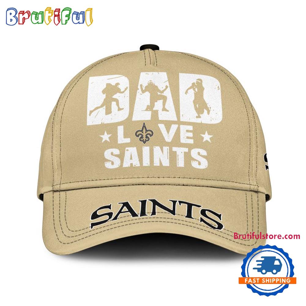 NFL New Orleans Saints Dad Love Best Father’s Day Baseball Cap