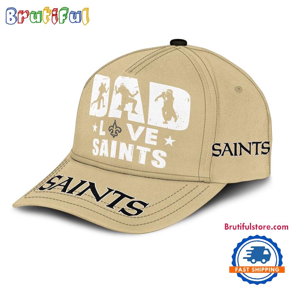NFL New Orleans Saints Dad Love Best Father’s Day Baseball Cap