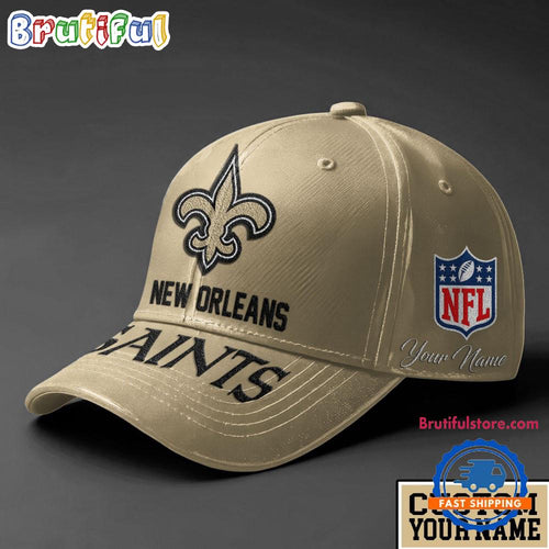 NFL New Orleans Saints Football Team Personalized All Over Print Cap