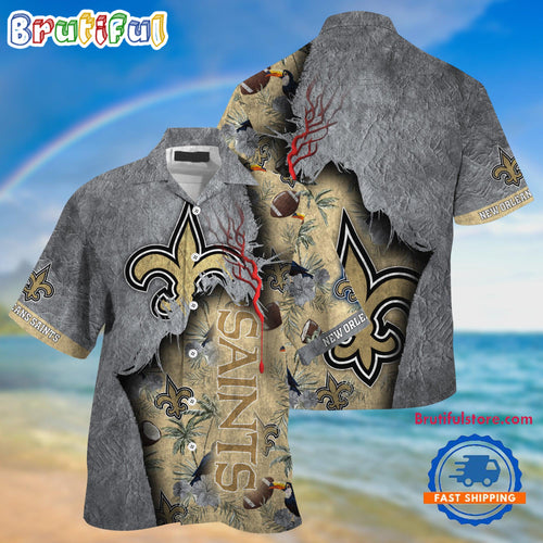 NFL New Orleans Saints Football Team Summer God Hawaii Shirt