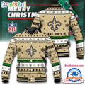 NFL New Orleans Saints Snow Xmas Tree Christmas Custom Baseball Jacket