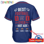 NFL New York Giants Best Dad Ever Baseball Jersey
