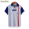 NFL New York Giants Classic Retro Mascot Line Summer Beach Hawaiian Shirt