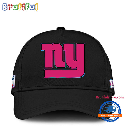 NFL New York Giants Crucial Catch Pink Breast Cancer Awareness New Football Cap Hats
