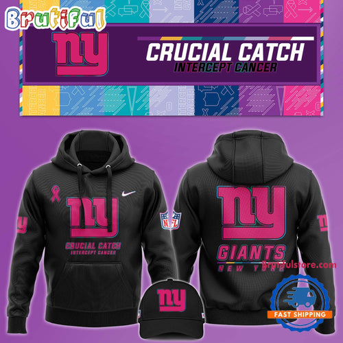 NFL New York Giants Crucial Catch Pink Breast Cancer Awareness New Unisex Hoodie, Sweatshirt, T Shirt