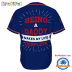 NFL New York Giants Football Being A Daddy Father’s Day Baseball Jersey