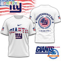 NFL New York Giants Football Team Independence Day New Design 3D Shirt