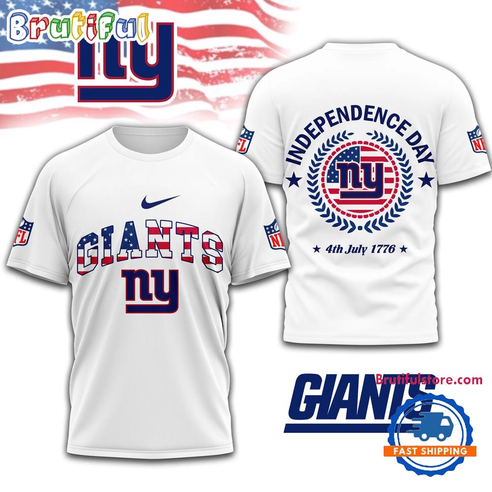 NFL New York Giants Football Team Independence Day New Design 3D Shirt