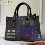 NFL New York Giants Forever Not Just When We Win Women’s Leather Hand Bag