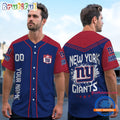 NFL New York Giants Personalized Baseball Jersey