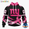 NFL New York Giants Personalized Pink Fights Breast Cancer 2026 Design Hoodie, TShirt, Sweatshirt