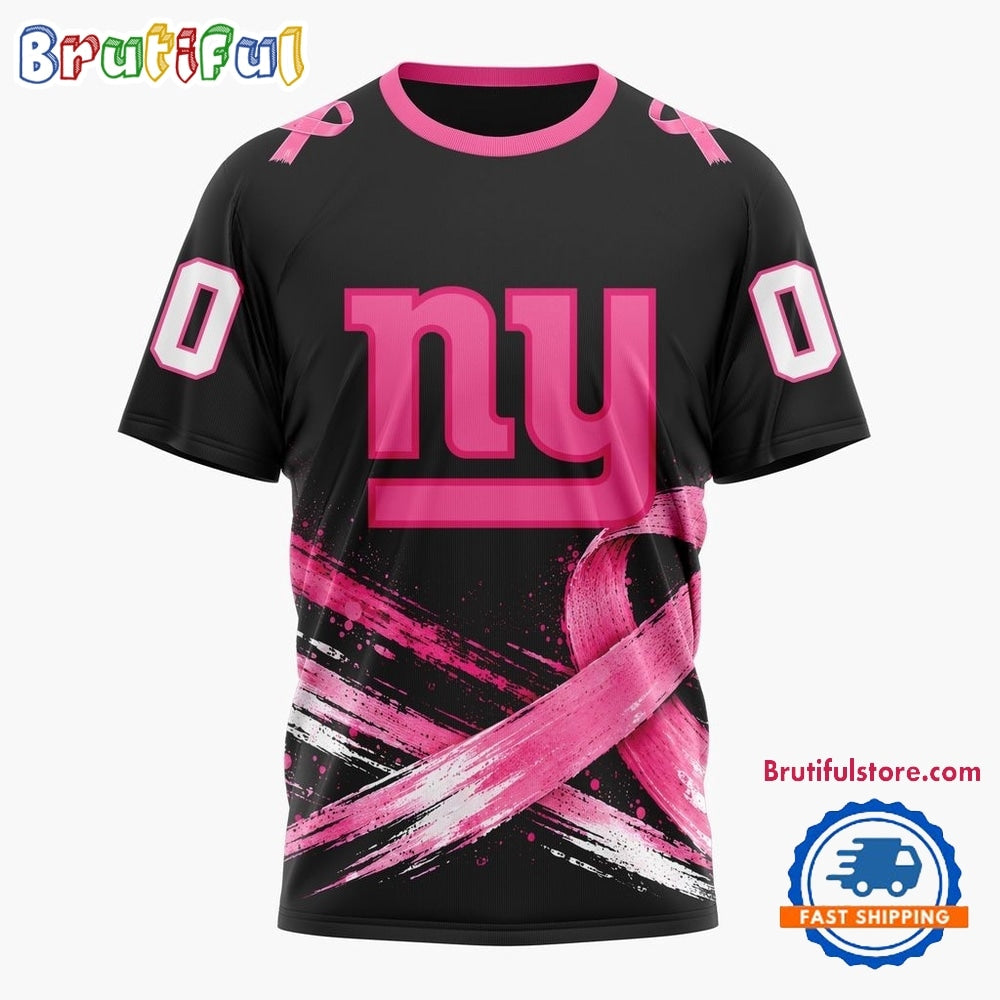 NFL New York Giants Personalized Pink Fights Breast Cancer 2026 Design Hoodie, TShirt, Sweatshirt