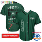 NFL New York Jets Best Dad Ever Baseball Jersey