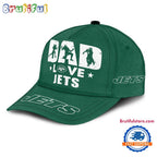 NFL New York Jets Dad Love Best Father’s Day Baseball Cap