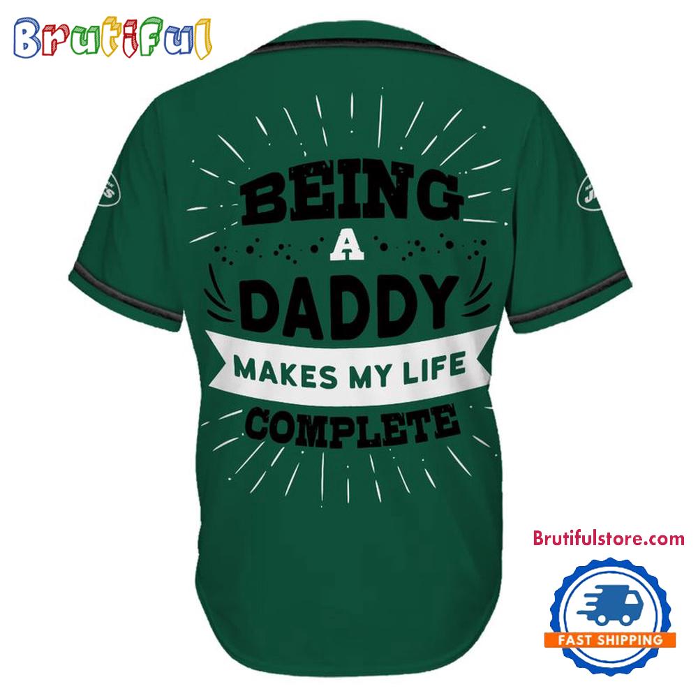 NFL New York Jets Football Being A Daddy Father’s Day Baseball Jersey