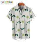 NFL New York Jets Football Team Logo Funny Aloha Hawaiian Shirt
