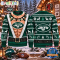 NFL New York Jets Funny Body Design Christmas Ugly Sweater