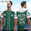 NFL New York Jets Personalized Baseball Jersey