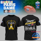 NFL Paris Game 2026 Pittsburgh Steelers to Paris Hoodie T-Shirt