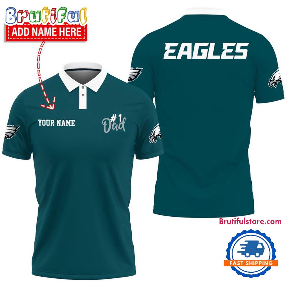 NFL Philadelphia Eagles Best Dad Wonderful Father’s Day Polo Shirts