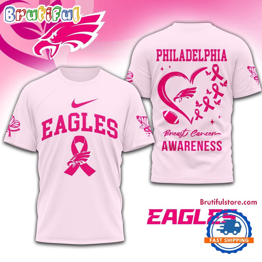 NFL Philadelphia Eagles Breast Cancer Awareness Limited Edition Unisex T Shirt