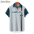 NFL Philadelphia Eagles Classic Retro Mascot Line Summer Beach Hawaiian Shirt