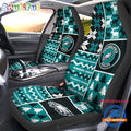 NFL Philadelphia Eagles Design Christmas Car Seat Covers, Football Xmas Car Decor