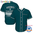 NFL Philadelphia Eagles Football Being A Daddy Father’s Day Baseball Jersey